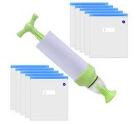 WANGCL 10Pcs 3D Printer Filament Vacuum Compression Reusable Storage Bags with Manual Air Pump for Filament Storage 30x34cm