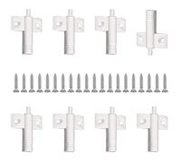 WANGCL 10Pcs Soft Close Hinge Buffer Kitchen Cabinet Door Stop Drawer Soft Quiet Close Closer Damper Buffers With Screws-White