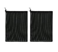 WANGCL 2 Pack Pump Barrier Bag with Drawstring Pond Pump Filter Bag Fish Pond Filter Mesh Bag Home Accessory （31 * 41cm）