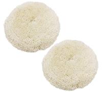 WANGCL 2 Pack Wool Polishing Pads 7 Inch 180mm Hook and Loop Car Polishing Kit Buffing Wheel for Drill Body Repair Buffing
