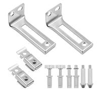 WANGCL 2 Set Bi-Fold Door Hardware Repair Kit Includes Top and Bottom Pivots Guide Wheel for Repairing Folding Door Sliding Door Closet Door Hardware Repair Kit