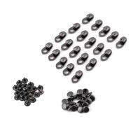 WANGCL 20 Pcs Boot Lace Hooks Shoelace Buckles Leather Rivets Double Rivet Decoration For Repair Climb Hiking Shoes Work Outdoor Mountaineering Boots