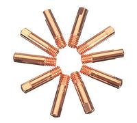 WANGCL 20Pcs Copper Contact Tips, Welding Tips 0.8mm for MB15AK MIG Welding Torch Tips Consumables Welding Gun Accessory Gas Nozzle Tips