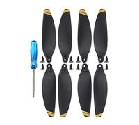 WANGCL 2Pairs Drone Propellers for DJI Mavic Mini, Low Noise Propellers Powerful Thrust Drone Accessories- Gold trim