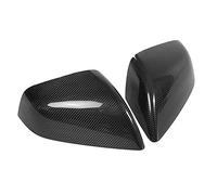WANGCL 2Pcs Carbon Fiber Door Rearview Mirror Cover Trim Moulding Fit Compatible with Tes-la Model 3 2018-2019