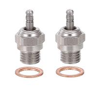 WANGCL 2PCS RC Glow Plug Nitro Glow Plug N3 for 1/10 RC Car Truck Buggy compatible with Traxxas Kyosho HSP HPI Redcat