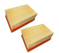 WANGCL 2Pcs Vacuum Cleaner Filter Replacement for KARCHER Flat-Pleated MV4 MV5 MV6 WD4 WD5 WD6 P PREMIUM WD5