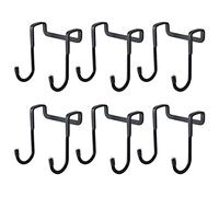 WANGCL 304 stainless steel Double S Shaped Cabinet Drawer Hanger Hook Durable Metal Heavy Duty Hooks for Kitchen Closet Bathroom Drawer Wardrobe Door （6 Pieces）