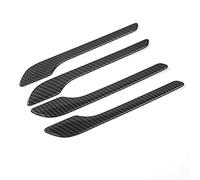 WANGCL 4 Pcs/Set Carbon Fiber Pattern Door Handle Cover for Tesla Model 3 Model Y 2017-2021 Car Exterior Accessories ABS Plastic Protector Sticker