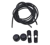 WANGCL 4Pairs No Tie Elastic Shoelaces with Lock Device Adjustable Tieless Rubber Shoe Laces Strings Fits Adults and Kids Boots Board and Casual Shoes