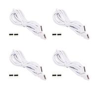 WANGCL 4PCS led strip light extension cable 4pin led strip extension cable or RGB 3528 5050 2835 strip light - 2m