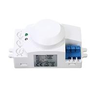 WANGCL 5.8 GHz HF System LED Microwave 360 Degree Motion Sensor Light Switch KKRper Motion Sensor