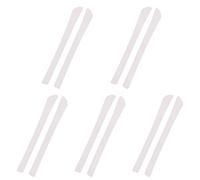WANGCL 5 Pairs Anti-Slip Silicone Glasses End Caps for Sunglasses Legs for Thin Metal Eyeglass Legs（ White）