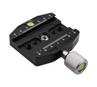 WANGCL 70 mm Quick Release Plate Clamp for Arca Swiss Universal Metal Tripod Head Quick Release Plate Clamp with Spirit Level