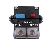 WANGCL Automatic Fuse Switch 300A Automatic resettable Circuit Breaker Self-resetting Fuse Manual Reset Button 12-48V DC for Car Boat Motorcycle Marine