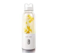 WANG lectric Portable Blender Smoothie Makers Multifunctional USB Rechargeable Mini Blender for Office Home Gym Travel (White)