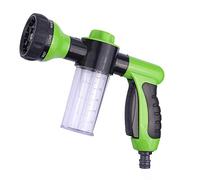 WANGCL Garden Hose Nozzle High Pressure Foam Sprayer Gun 8 Way Spray Pattern with 3.5oz/100cc Soap Dispenser Bottle Snow Foam Gun