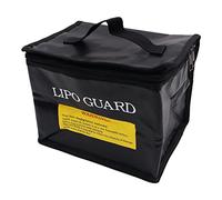 WANGCL Lipo Battery Bag Fireproof Waterproof Lipo Safe Bag for Li-po Battery Drone Power Bank - Black