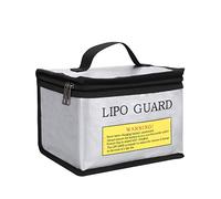 WANGCL Lipo Battery Bag Fireproof Waterproof Lipo Safe Bag for Li-po Battery Drone Power Bank - Silver