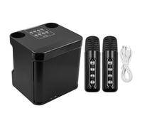 WANGCL Mini Karaoke Speaker Portable Microphone with Speaker Support Bluetooth AUX USB TF Card Input for Home Karaoke Party