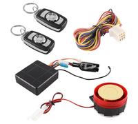 WANGCL Motorcycle Alarm System, Anti-theft Security Alarm, 12V Universal, 125dB, Remote Control Engine Start