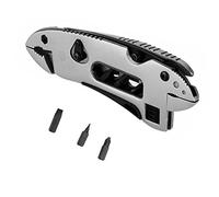WANGCL Multitool Wrench With 7 Tools Portable Folding Multifunctional Adjustable Multi Purpose Stainless Steel Tool