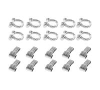 WANGCL Paracord Buckles Bow Clasps Screw Pin Anchor Shackle Adjustable Shackles Buckles for Paracord Bracelet Belt (10 Pcs)