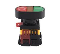 WANGCL Push-Button Switch Double, NO+NC Momentary, 220V On/Off Buttons with Light Indicator for Cutting Machine Bench Drill SwitchTextile Machinery