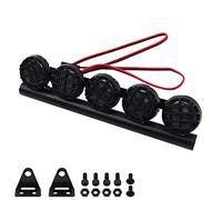 WANGCL RC Car LED Light Bar Rc Car Lights Roof Light Rc Light Kit 5LED 125mm for 1/10 RC Car Remote Control Monster Truck RC Crawler Compatible with AXAIL scx10 Traxxas TRX-4