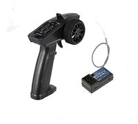 WANGCL Rc Car Receiver And Transmitter Rc controller and receiver kit 91803G Transmitter +RX41 RC Receiver 2.4GHz 3CH for RC Car Boat