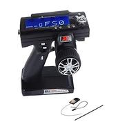 WANGCL RC FS GT3B Radio Transmitter Receiver 2.4Ghz LCD Transmitter with FS-GR3E 3-Channel Receiver for RC Car Boat