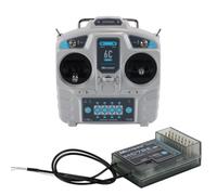 WANGCL Rc Transmitter and Receiver Rc controller and Receiver Kit 2.4GHz 6CH for FPV RC Racing Quadcopter Car Boat Helicopter -Mode Left Hand