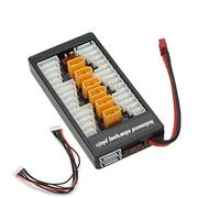 WANGCL RC XT60 Parallel Charging Board Balance Charger Expansion T Plug Compatible with 2-6S LiPo Batteries