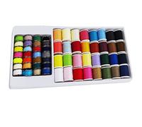 WANGCL Sewing Machine Bobbins Thread 60 Pcs Sewing Bobbins Travel Kit Multi-Color with Storage Box Thread Embroidery Machine Accessories