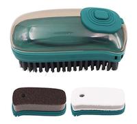 WANGCL Soap Dispensing Dish Brush Set with 3 Replacement Heads for Dishes Pot Pan Kitchen Bathroom Sink Scrubbing