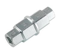 WANGCL Spindle Wheel Removal Tool Motorcycles Hex Axle Spindle Socket Adapter Hex Front Rear Wheel Tool for 17mm 19mm 22mm 24mm Front Axle Silver