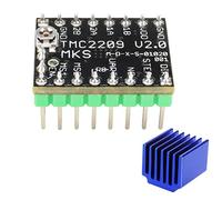 WANGCL Stepper Motor Driver TMC2209 with Heat Sink Excellent Mute Effect for 3D Printer Park MKS Gen L/MKS SGen L/SKR V1.3