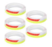 Wangcmcol 10 Rolls Mountain Reflective Stickers Road Bike Reflective Stickers Bike Luminous Safety Stickers Accessories