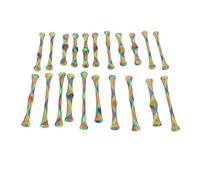 Wangcmcol 21pcs Cat Spring Toy Nylon Colorful Interactive Scratch and Bite Resistant Pet Coil Tube Toy for Kitten
