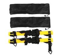 Wangcmcol 2PCS Agility Training Ladder PP and Nylon with Triangle Buckle Bag Ladder Speed Training Equipment for Soccer