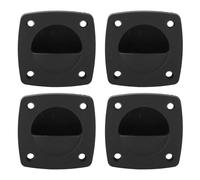 Wangcmcol 4pcs Boat Flush Pull Handle Nylon Easy to Install Hatch Pull Handle for Marine Boat Accessories