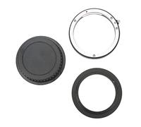 Wangcmcol 58mm Macro Reverse Adapter Ring Rear Lens Mount Protection Ring and Cover for EF Mount 58mm Filter Thread Lens Camera