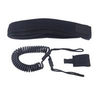 Wangcmcol 6mm Surfboard Leash Reliable High Strength TPU Coiled Spring Waist Safety Rope for Water Sport