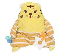 Wangcmcol Baby Soothing Blanket, for Infant Sleep Aid with Soft Plush, Tactile Development Toy, Cute Design, Safe Material, Teether and Bell