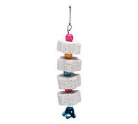 Wangcmcol Bird Chewing Toys for Small Animals, for Parrots, for Hamsters, Beak Grinding Stone, Mineral Chew Toy, Calcium Supplement, Pebble Texture, Safe for Beak Health, D