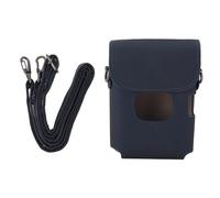 Wangcmcol Case for Instax Mini Link 2 PU Leather Smartphone Photo Printer Protective Cover with Adjustable Shoulder Strap (Blue)