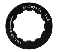 Wangcmcol For Bicycle Chain Lock Ring, Aluminum Alloy Material, Lightweight, Durable, Erosion Proof, Four Color Options, Easy Installation, Secure Fit (Black)