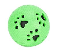 Wangcmcol For Dog Teething Toys, Non Poisonous, Outdoor Washable, Spiky Ball, Chew Toys, Pet Supply, For Puppy Teething Relief, Durable Rubber Chew Ball, For Small Medium Large Dog (Green claw print)