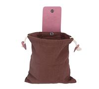 Wangcmcol Foraging Bag Buckle Design 2 Pounds Load Lightweight Portable Canvas Material Foldable Practical Pouch for Outdoor