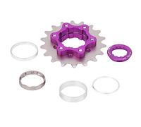 Wangcmcol High Performance Hub Axle Nut, Anti-Corrosion Steel, 4 Types for Professional Replacement, Inner Thread Precision Fit (18T)